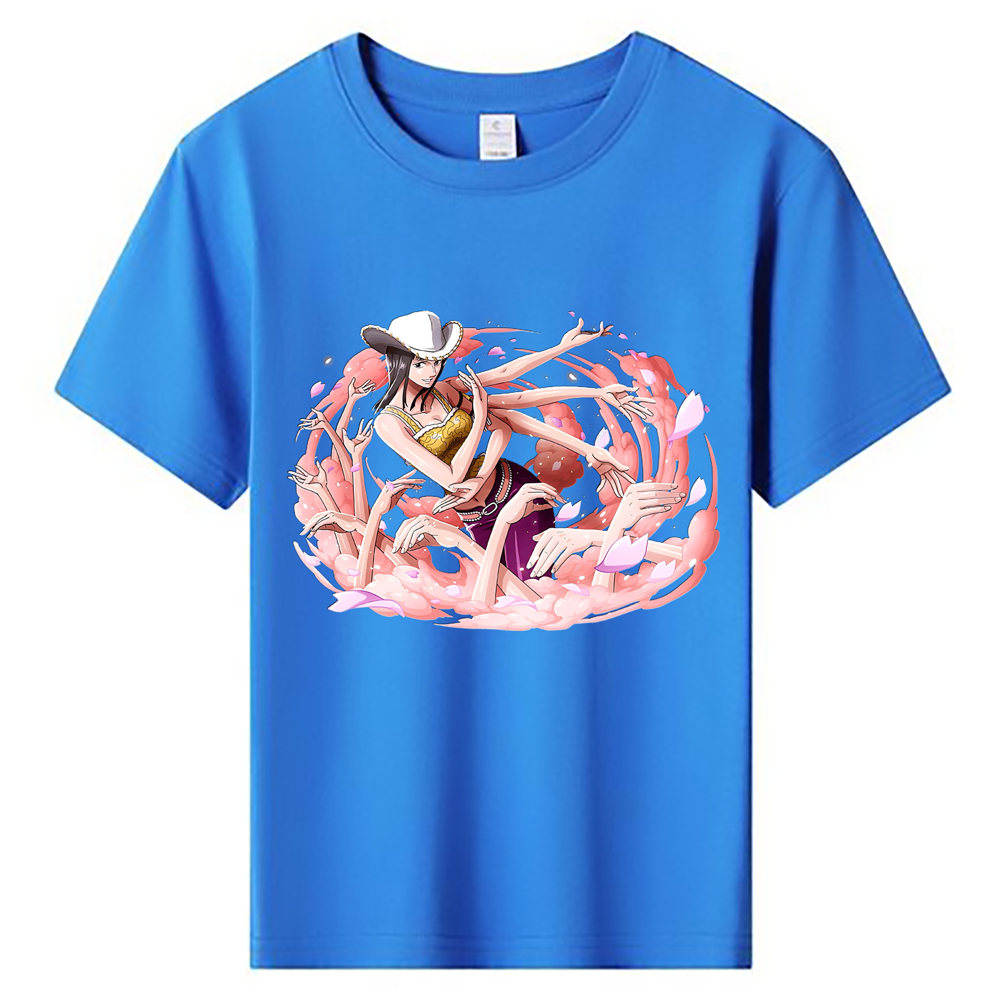 ワンピース ニコ・ロビン ONE PIECE Nico Robin 綿100％キッズTシャツ（フロントプリント）